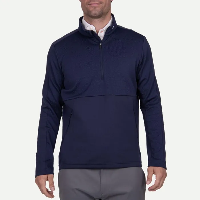KJUS Jackets and Vests Delian HalfZip Atlanta Blue 8211 Men
