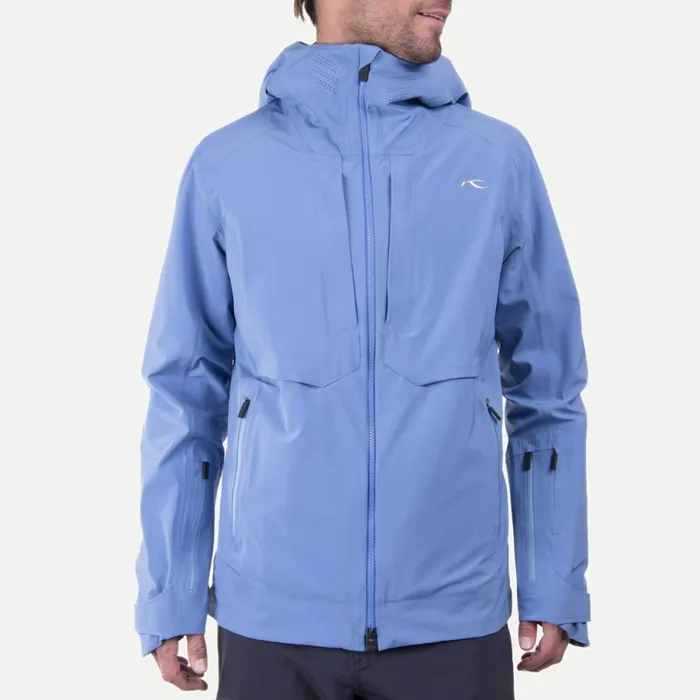 KJUS Jackets and Vests FRX Shell 8211 Ski Shell Jacket Clear Lake 8211 Men