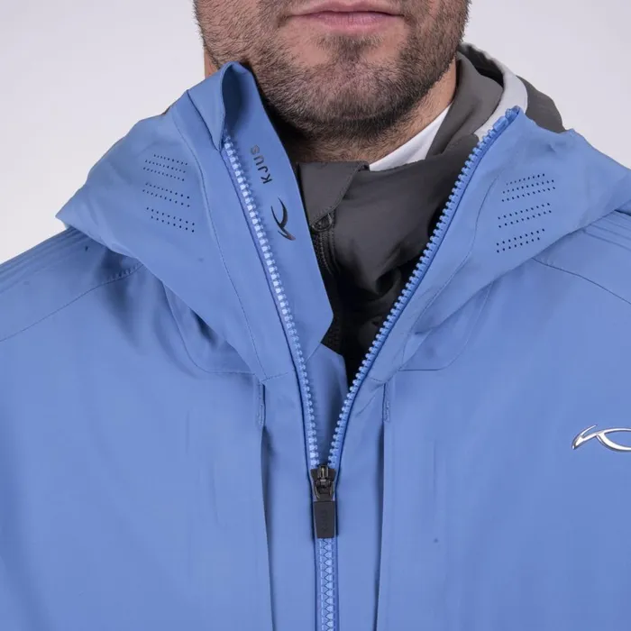 KJUS Jackets and Vests FRX Shell 8211 Ski Shell Jacket Clear Lake 8211 Men