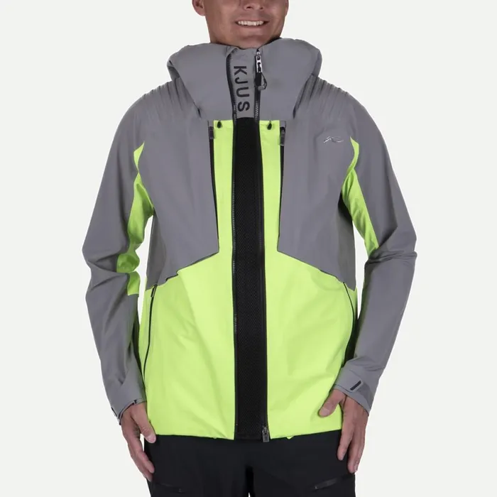 KJUS Jackets and Vests Lucas FRX Shell Jacket Limelightpewter 8211 Men