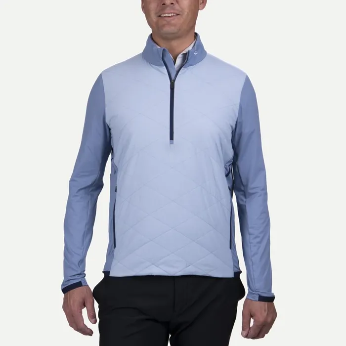 KJUS Jackets and Vests Release HalfZip 8211 Golf Lightweight HalfZip Pullover Blue Fogneptune 8211 Men KJUS Jackets and Vests Release HalfZip 8211 Golf Lightweight HalfZip Pullover Blue Fogneptune 8211 Men