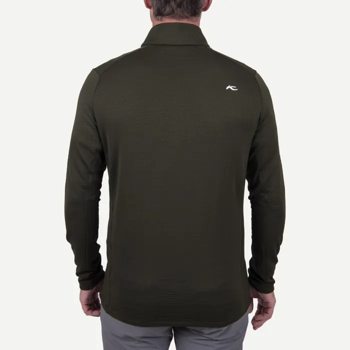 KJUS Midlayers and Sweaters David Midlayer HalfZip Dark Olive 8211 Men