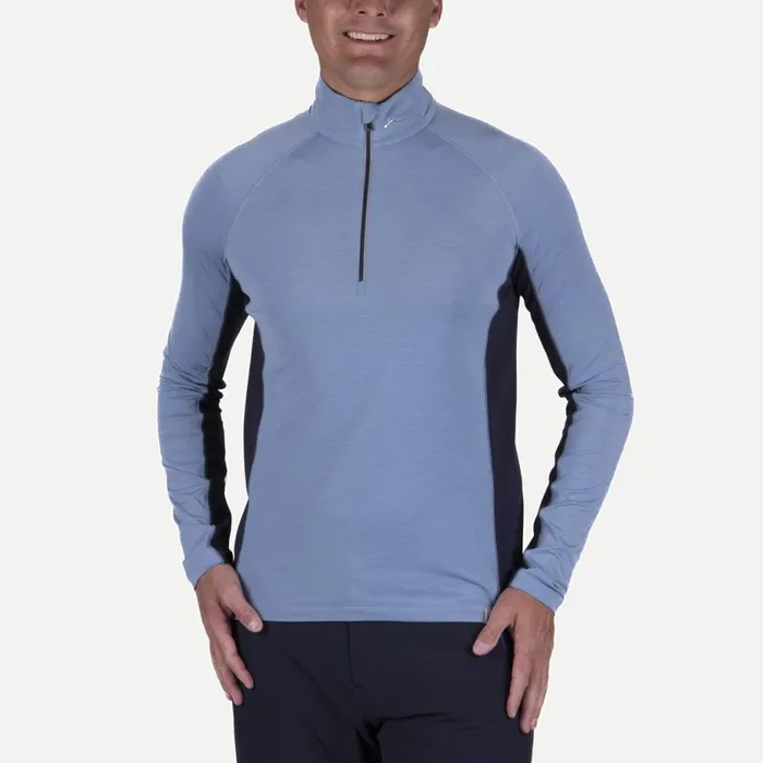KJUS Midlayers and Sweaters Dispatch Midlayer HalfZip Neptunedeep Space 8211 Men KJUS Midlayers and Sweaters Dispatch Midlayer HalfZip Neptunedeep Space 8211 Men