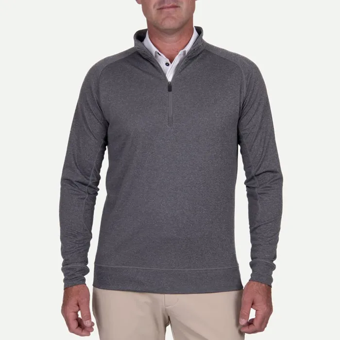 KJUS Midlayers and Sweaters Keano HalfZip Steel Grey Melange 8211 Men