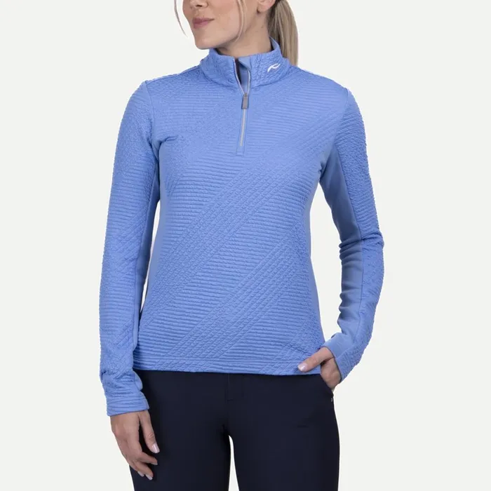 KJUS Midlayers and Sweaters Neila Midlayer HalfZip Blue Opal 8211 Women