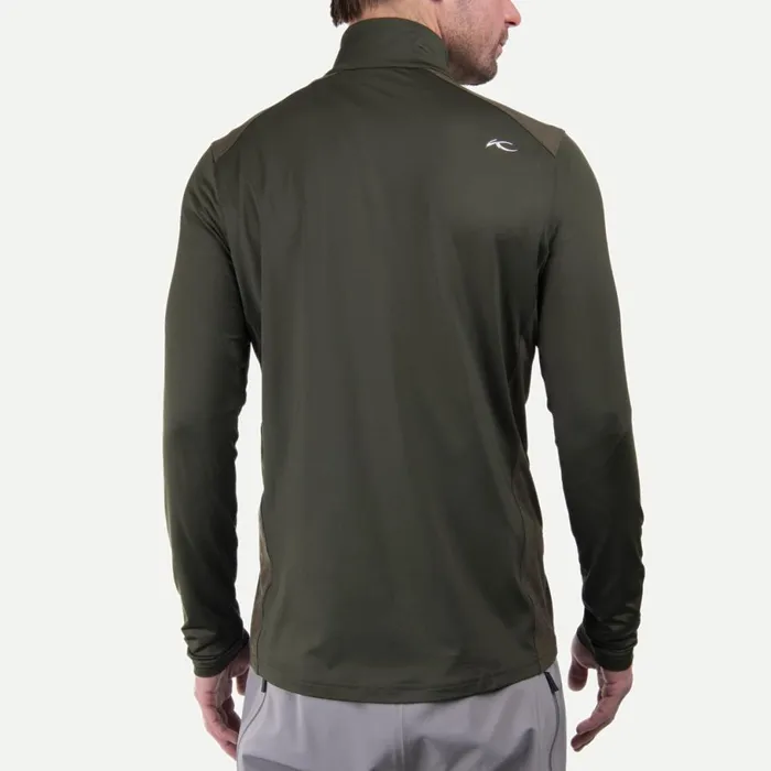 KJUS Midlayers and Sweaters NordicLite Midlayer HalfZip Dark Olive 8211 Men