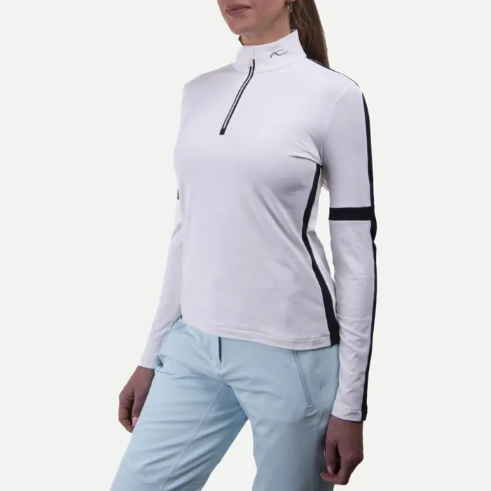 KJUS Midlayers and Sweaters Race Midlayer HalfZip Whitedeep Space 8211 Women