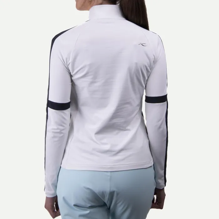 KJUS Midlayers and Sweaters Race Midlayer HalfZip Whitedeep Space 8211 Women