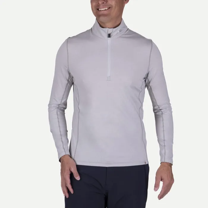 KJUS Midlayers and Sweaters Trace 20 Midlayer HalfZip Alloy 8211 Men