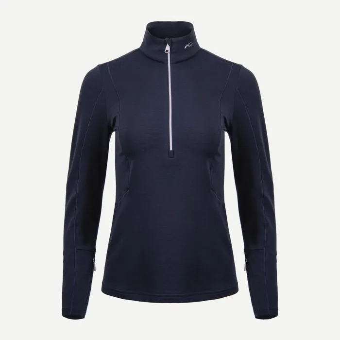 KJUS Midlayers and Sweaters Trace Midlayer HalfZip Deep Space 8211 Women