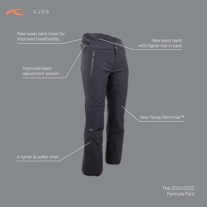 KJUS Pants Formula Pants 2022 White 8211 Men