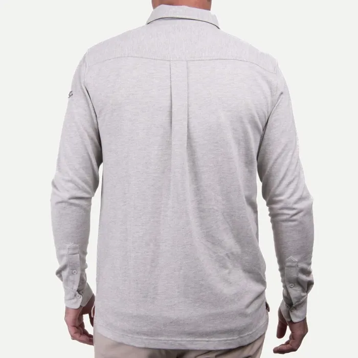 KJUS Polos and Shirts Inverness Texture Shirt 8211 Cashmereblend Button Shirt Creamalloy 8211 Men