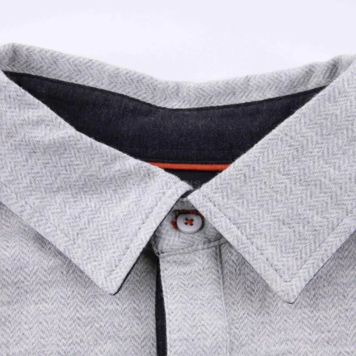 KJUS Polos and Shirts Inverness Texture Shirt 8211 Cashmereblend Button Shirt Creamalloy 8211 Men