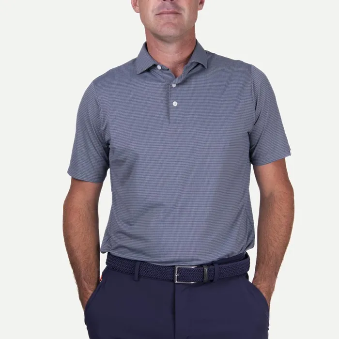 KJUS Polos Preston Polo SS Steel Bluealloy 8211 Men