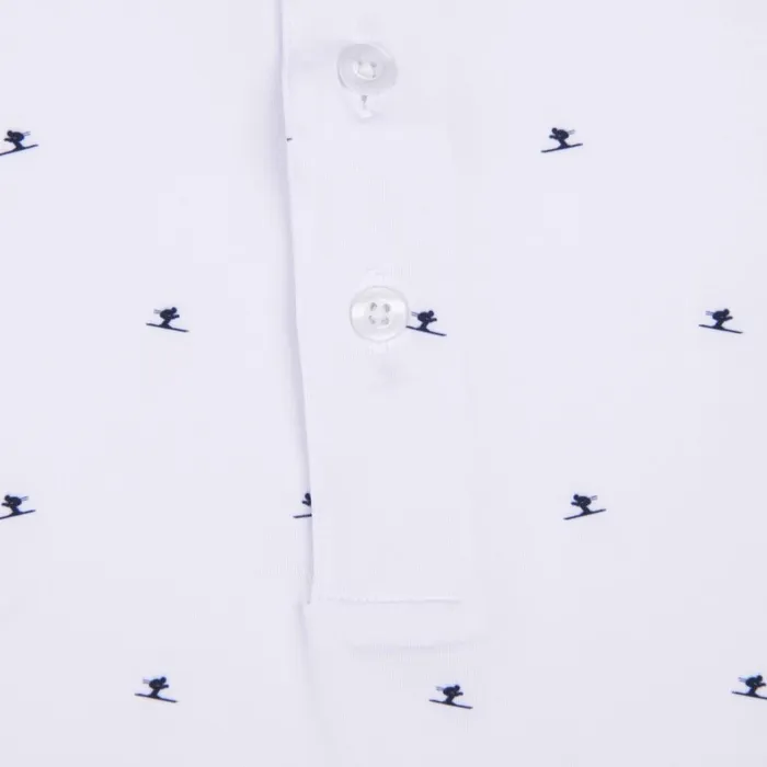 KJUS Polos Sotto Polo SS Whiteatlanta Blue 8211 Men