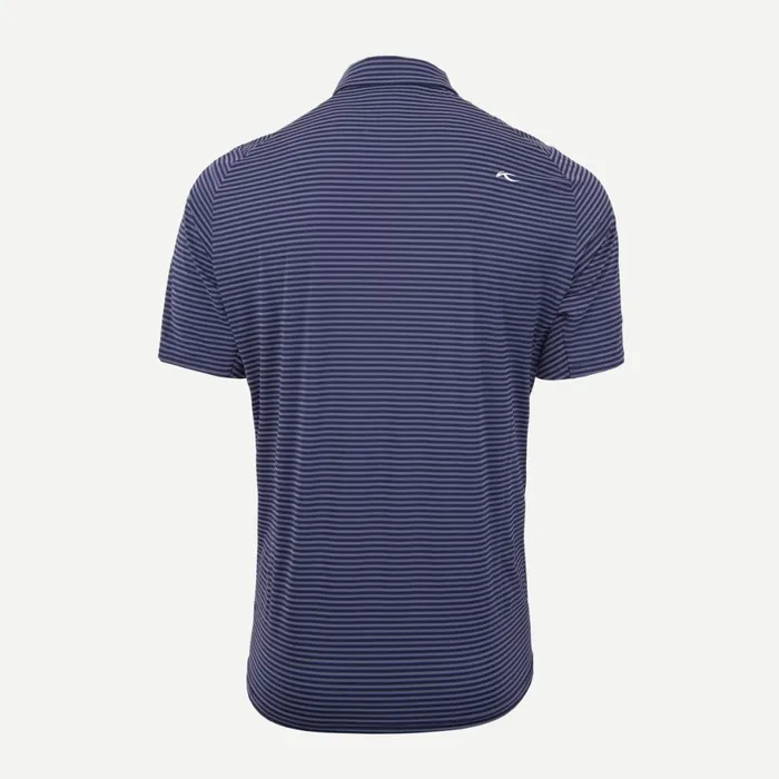 KJUS Polos Twill Stripe Polo SS Atlanta Blue 8211 Men