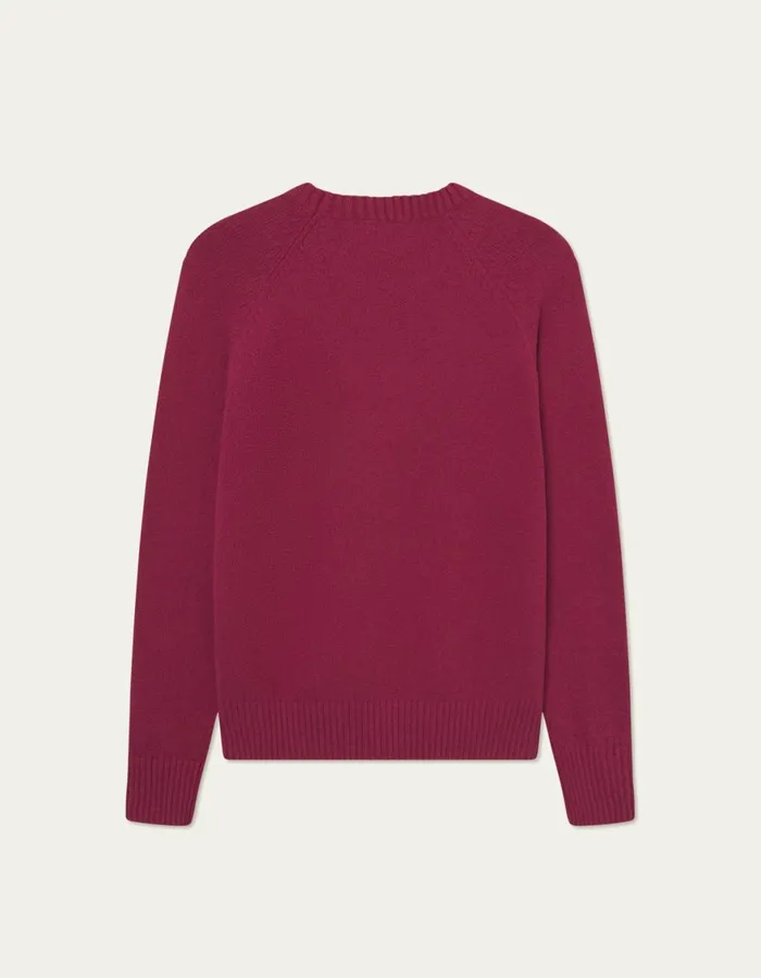 Knitwear Men Les Deux Brad Roundneck Knit 8211 Beet Red