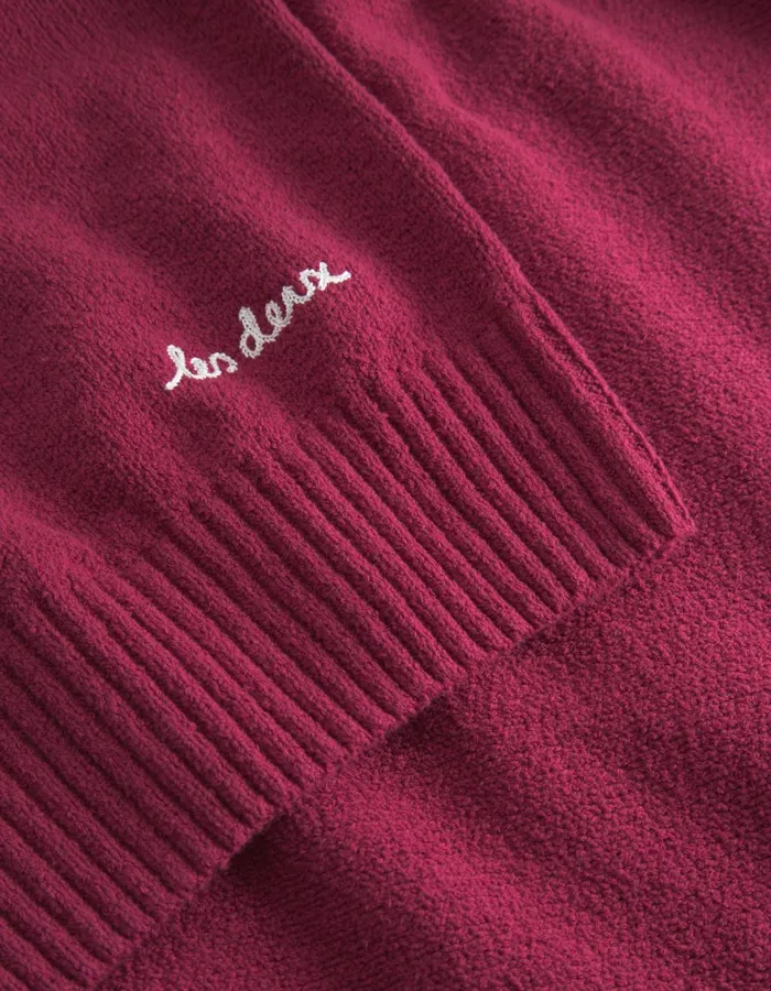 Knitwear Men Les Deux Brad Roundneck Knit 8211 Beet Red