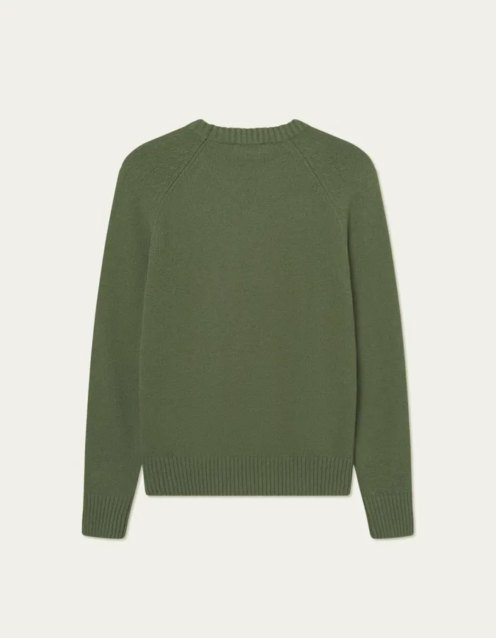 Knitwear Men Les Deux Brad Roundneck Knit 8211 Chive Green