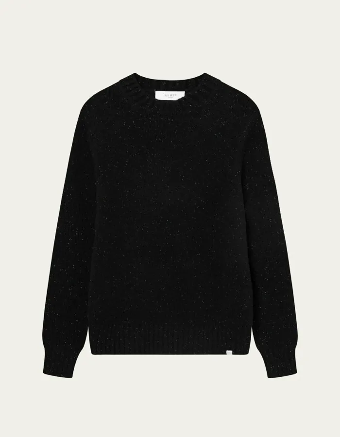 Knitwear Men Les Deux Gary Fleck Wool Roundneck 8211 BlackBlack