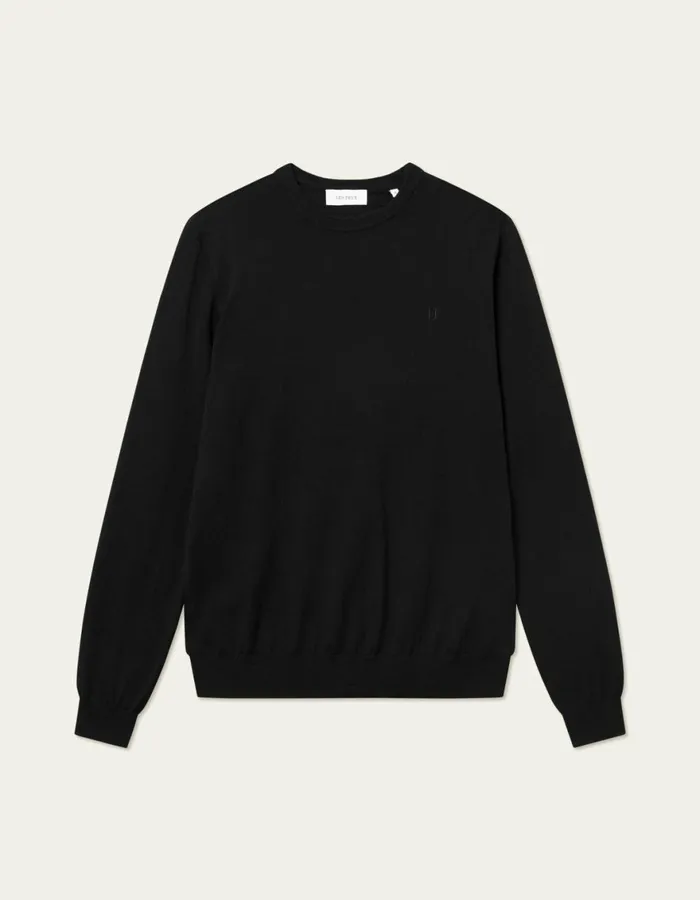 Knitwear Men Les Deux Greyson Merino Knit 8211 BlackBlack