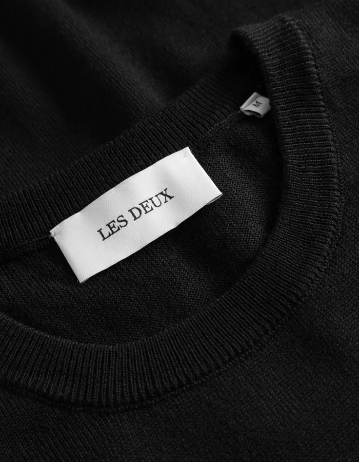 Knitwear Men Les Deux Greyson Merino Knit 8211 BlackBlack