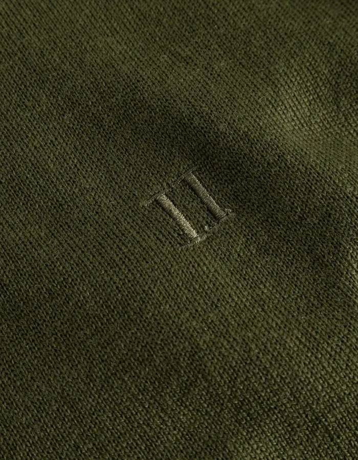 Knitwear Men Les Deux Greyson Rollneck Merino Knit 8211 Chive Green