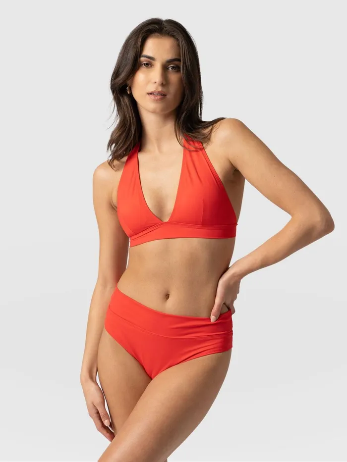 Kyra Bikini Top 8211 Red Red Women Saint And Sofia Swimwear