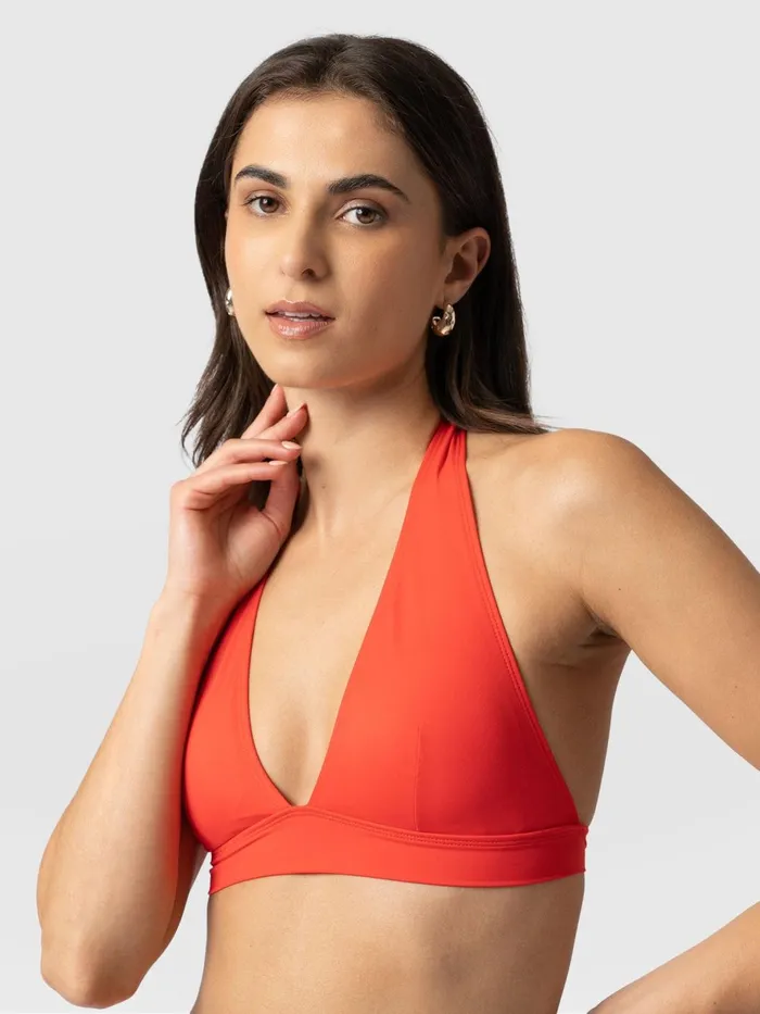 Kyra Bikini Top 8211 Red Red Women Saint And Sofia Swimwear