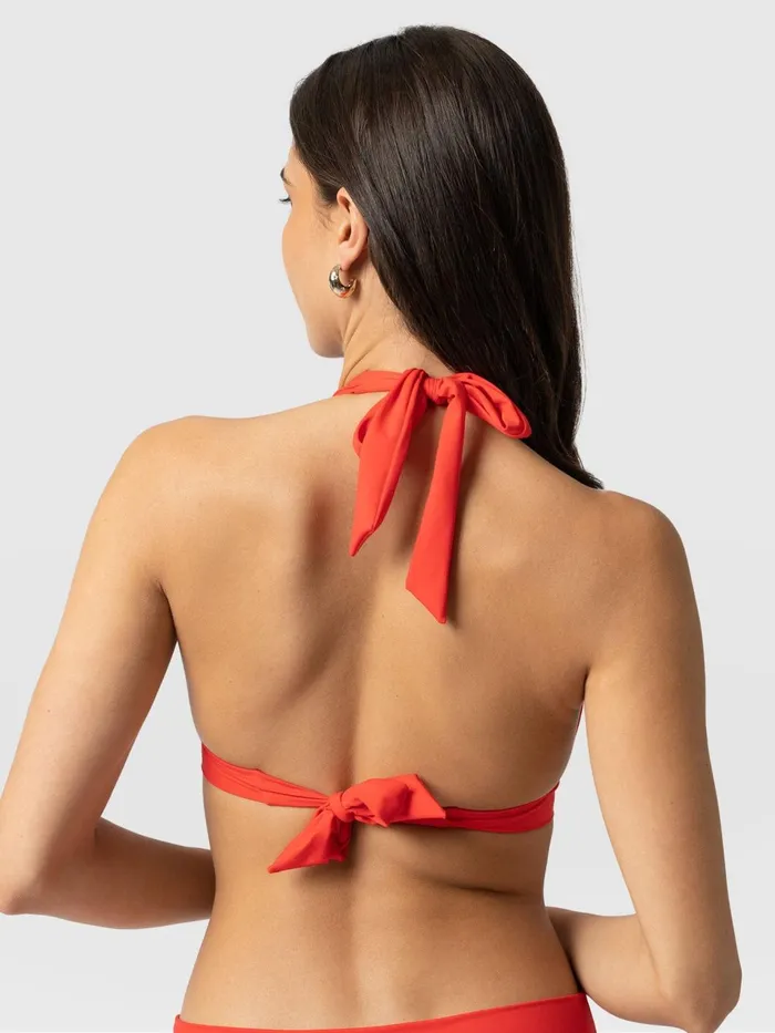 Kyra Bikini Top 8211 Red Red Women Saint And Sofia Swimwear