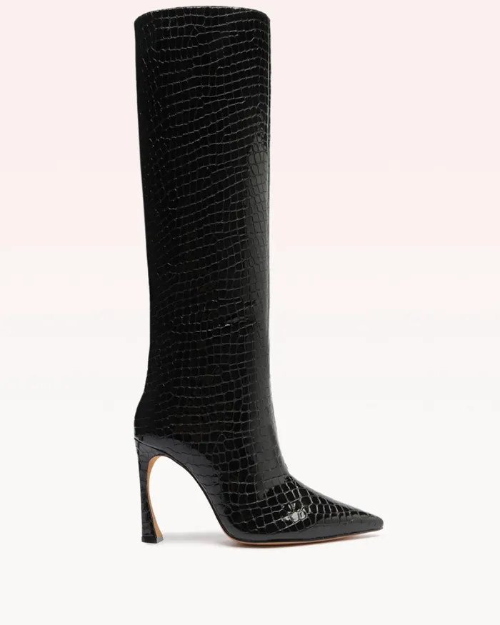 Kyra Black Tall Boot 8211 Luxury Leather Boots 8211 KneeHigh Boots Black Women Alexandre Birman Boots Kyra Black Tall Boot 8211 Luxury Leather Boots 8211 KneeHigh Boots Black Women Alexandre Birman Boots