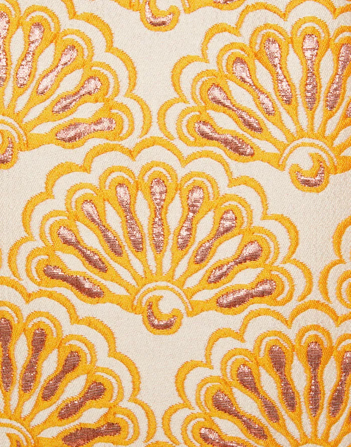 La Doublej Bijoux Jacket Fans Gold In Jacquard With Tassels Women Outerwear