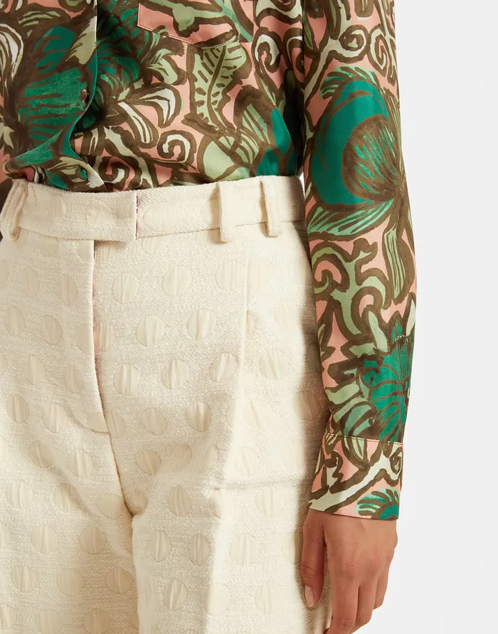 La Doublej Boy Shirt Anemone Pink In Twill Silk Women Shirts and Tops