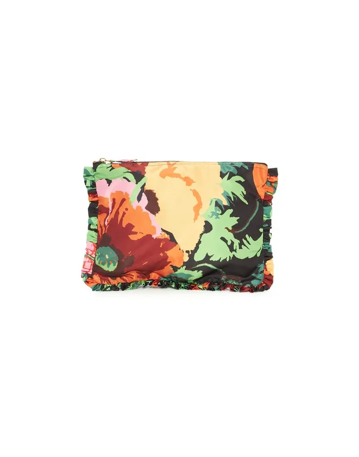 La Doublej Hand Pochette Wonderland Black In Light Faille Women Bags and Pochettes La Doublej Hand Pochette Wonderland Black In Light Faille Women Bags and Pochettes
