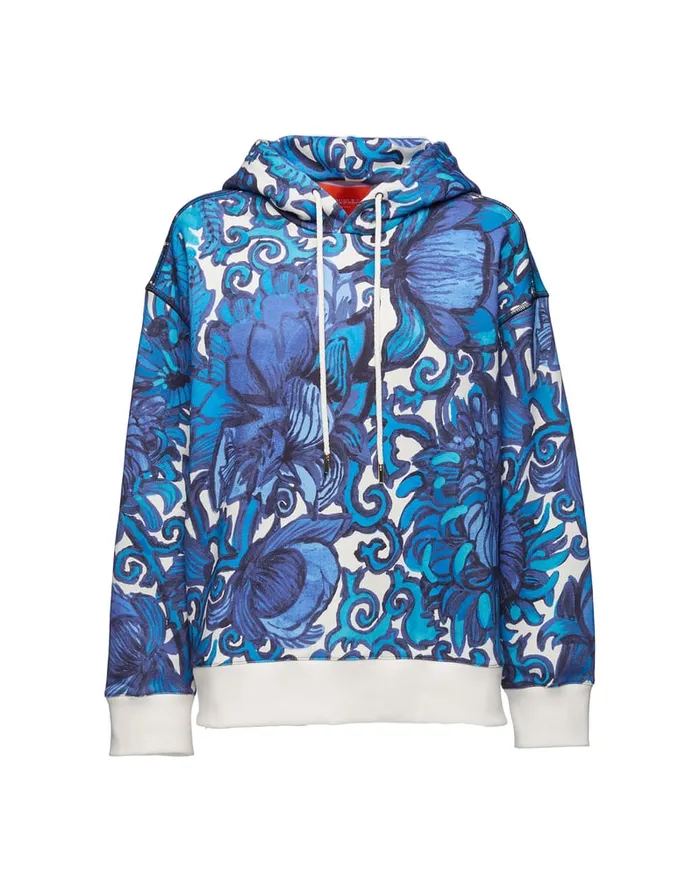 La Doublej House Hoodie Anemone In Jersey Harvey Women TShirts and Sweatshirts