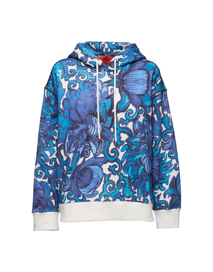 La Doublej House Hoodie Anemone In Jersey Harvey Women TShirts and Sweatshirts