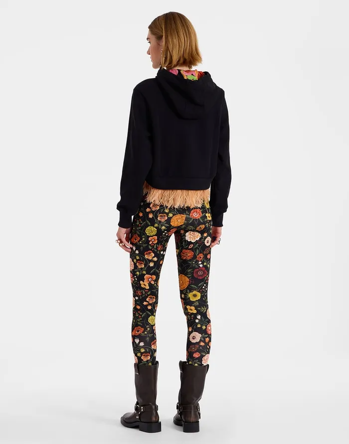 La Doublej Leggings Botticelli Black In Skinny Jersey Women Loungewear