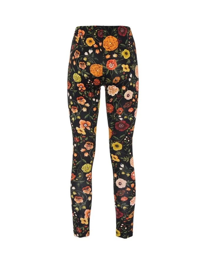 La Doublej Leggings Botticelli Black In Skinny Jersey Women Loungewear