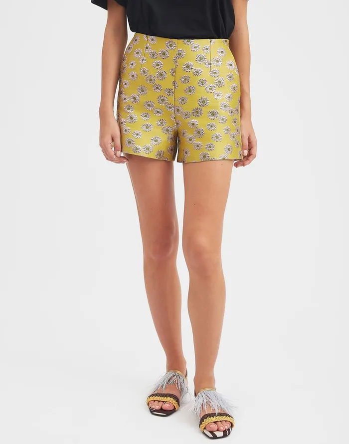 La Doublej Margarita Shorts Margarita In Jacquard Women Shorts and Pants