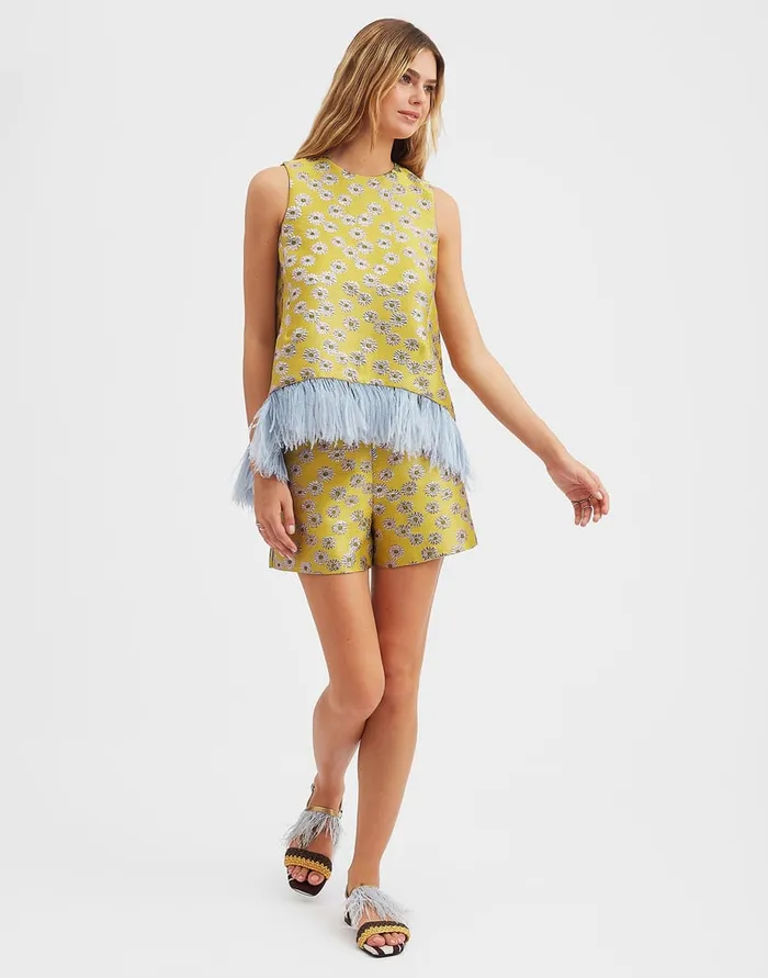 La Doublej Margarita Shorts Margarita In Jacquard Women Shorts and Pants