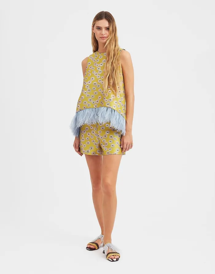 La Doublej Margarita Shorts Margarita In Jacquard Women Shorts and Pants