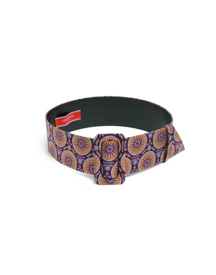 La Doublej Medium Belt Sovereign Mini Purple In Light Faille Women Small Accessories La Doublej Medium Belt Sovereign Mini Purple In Light Faille Women Small Accessories