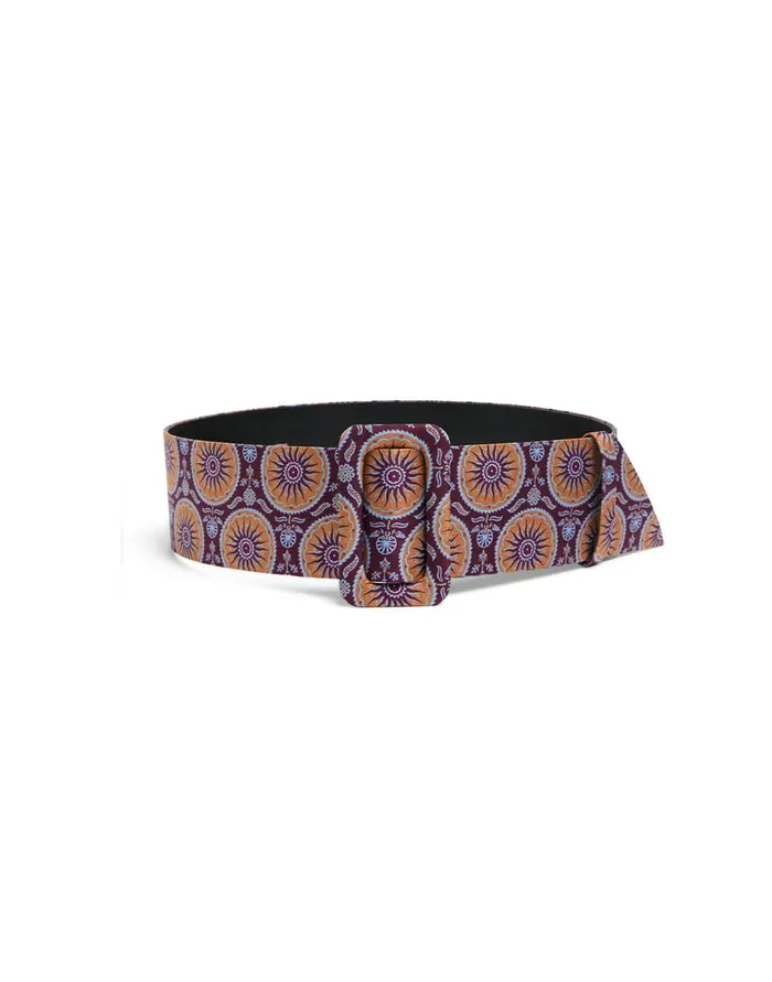 La Doublej Medium Belt Sovereign Mini Purple In Light Faille Women Small Accessories