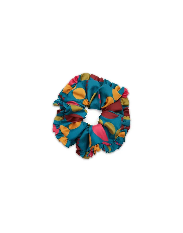 La Doublej Scrunchie Bubbles In Twill Women Hair Accessories
