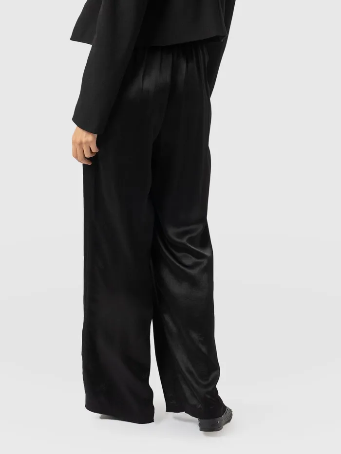 Langley Wide Leg Pant 8211 Black Black Women Saint And Sofia Pants