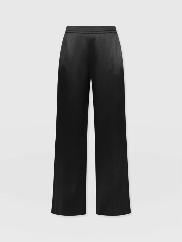 Langley Wide Leg Pant 8211 Black Black Women Saint And Sofia Pants