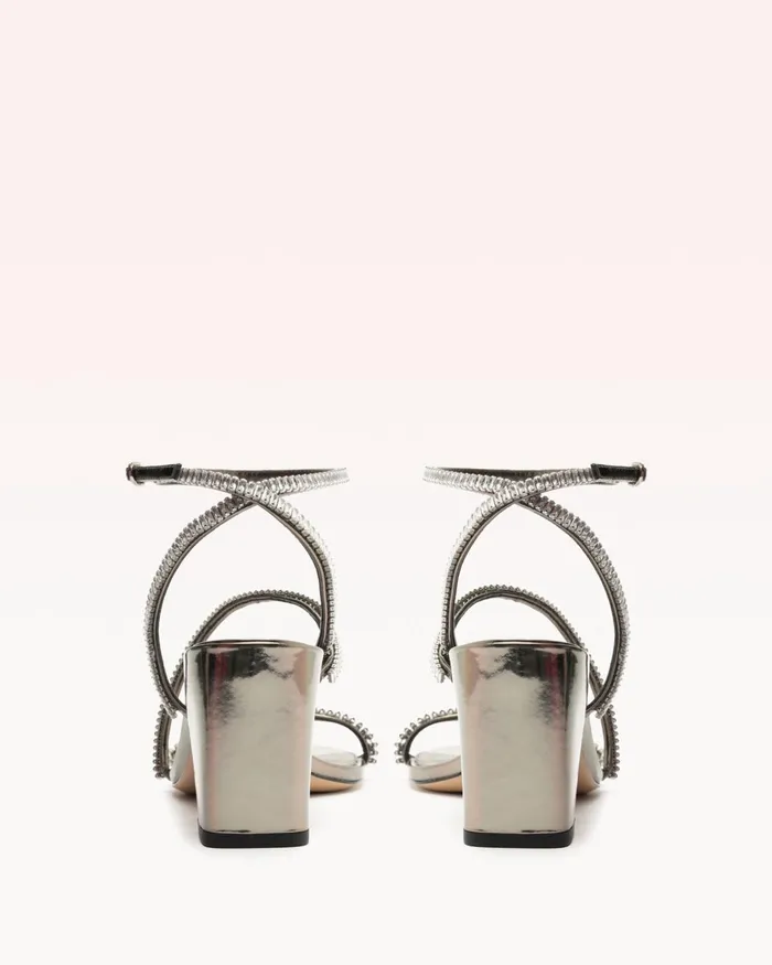 Leah Zircone 70 Pewter Women Alexandre Birman Sandals