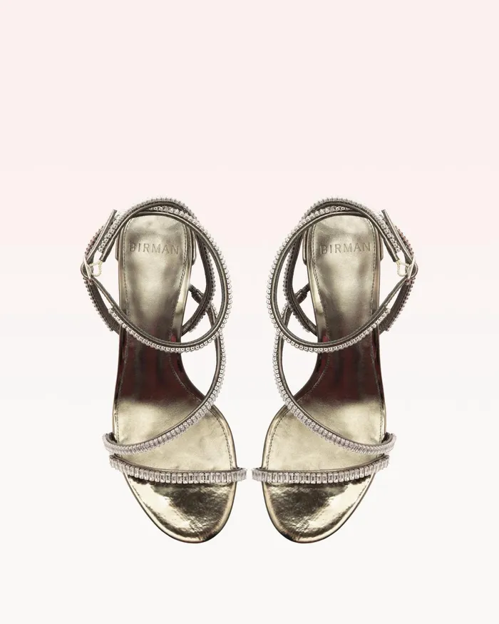 Leah Zircone 70 Pewter Women Alexandre Birman Sandals