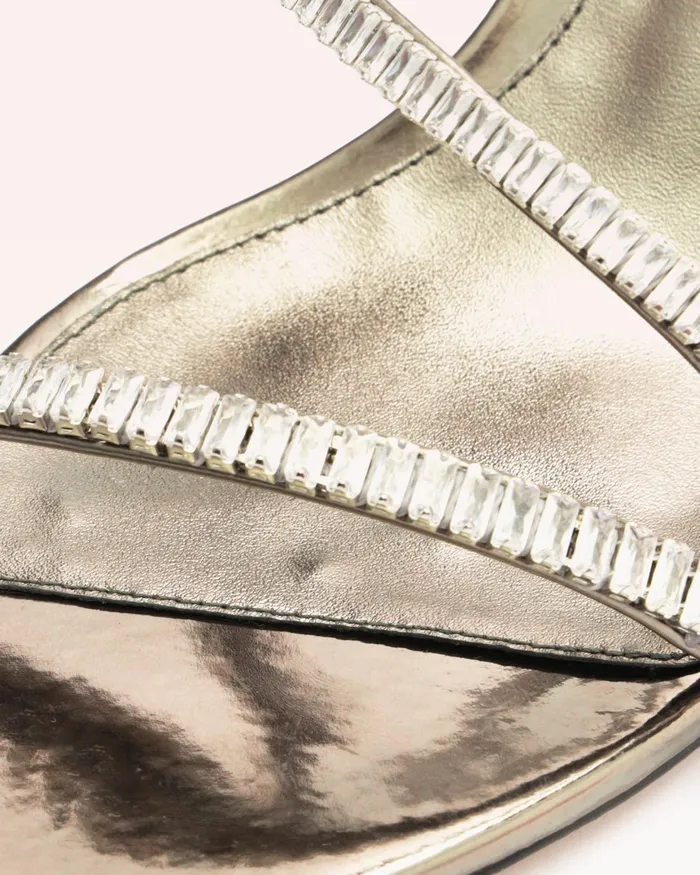 Leah Zircone 70 Pewter Women Alexandre Birman Sandals