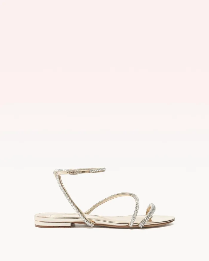 Leah Zircone Gold Women Alexandre Birman Flats